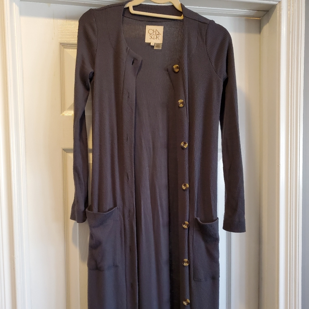 Ribbed duster